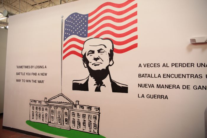 Casa Padre, an immigrant shelter for unaccompanied minors, in Brownsville, Texas, U.S., is seen in this photo provided by the U.S. Department of Health and Human Services, June 14, 2018.