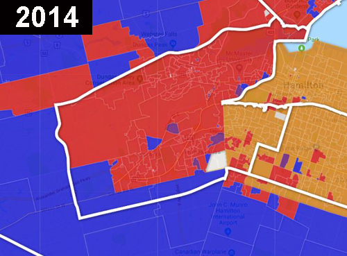Ontario’s startling election in eight before-and-after maps - image