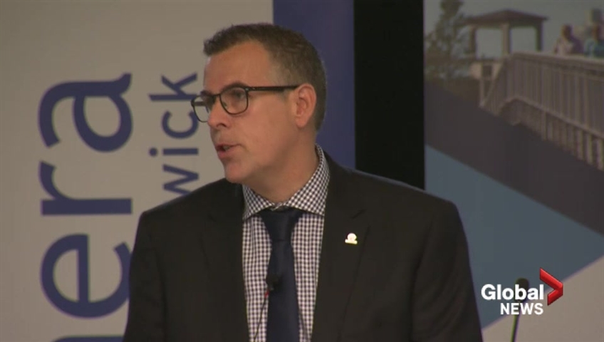 Saint John Mayor Don Darling delivers his state-of-the-city address on Thursday, June 28.