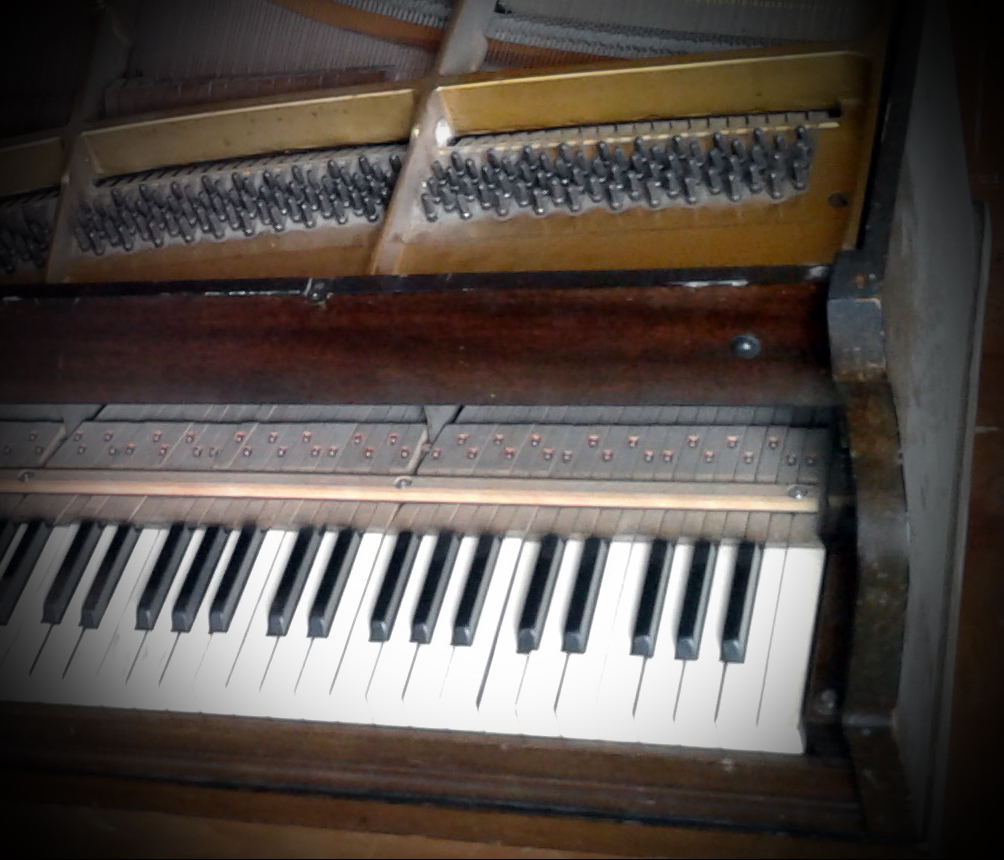 One of the pianos Richmond RCMP are looking to reunite with their owners. 