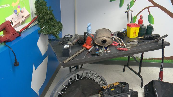 Loraas is raising concerns over hazardous items being disposed of in recycling bins, one which was the cause of a fire at its facility in May.