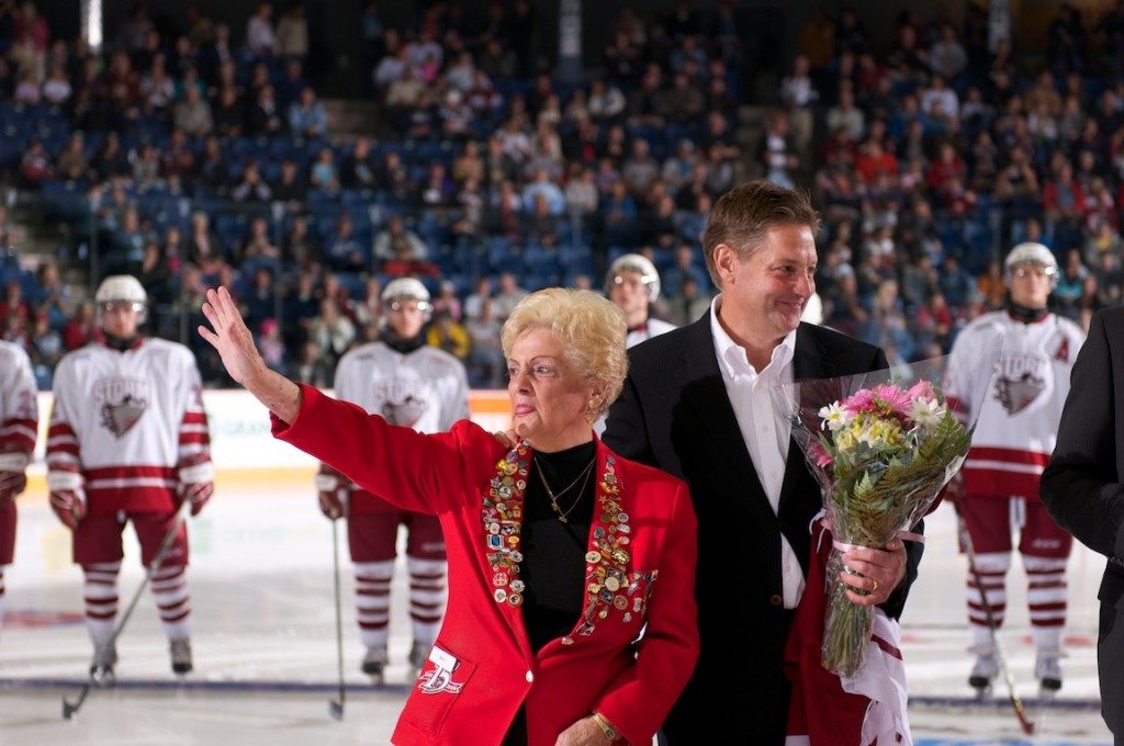 Longtime volunteer with the Guelph Storm, Rita Campbell died on Friday at the age of 88.