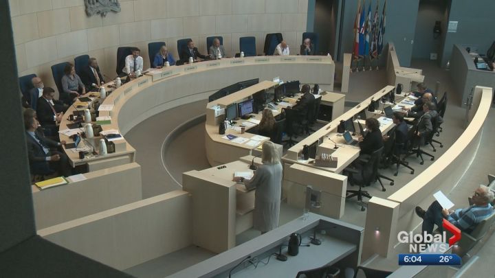 A photo of Edmonton City Council taken on July 9, 2018.
