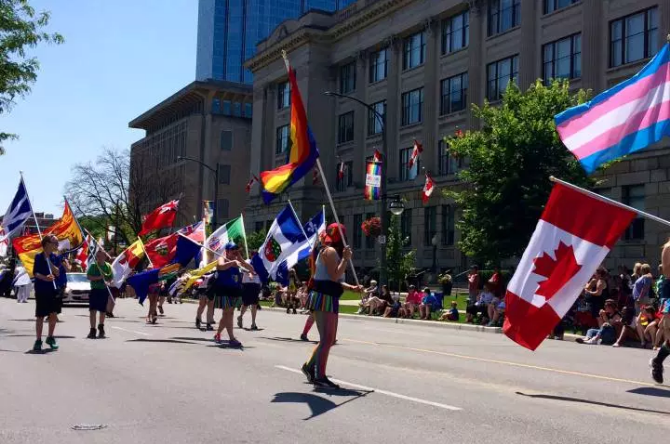 Pride London Parade in 2018.