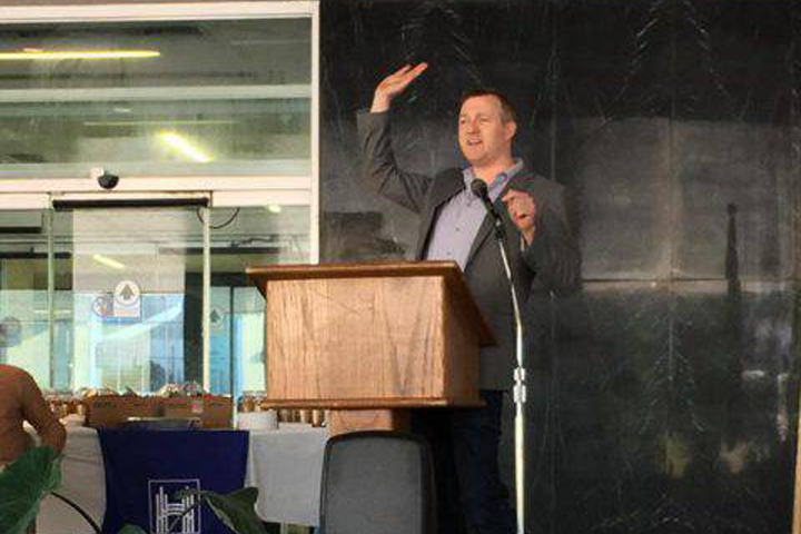 Hamilton Coun. Aiden Johnson says he's not seeking another term.