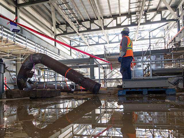 Work continues on the construction of the Chinook Power Station. Completion is scheduled for late 2019.