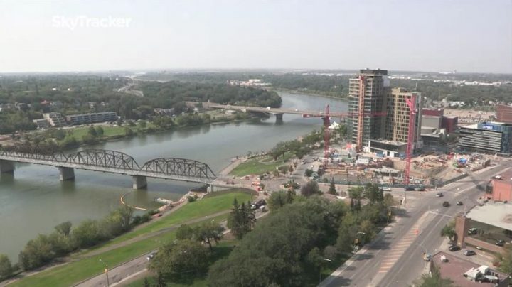A look at Saskatoon over the noon hour on Tuesday.