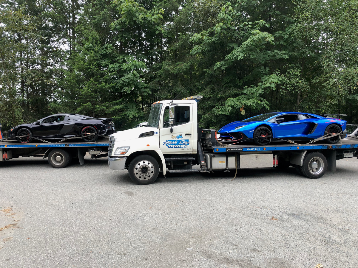 A 2017 Lamborghini Aventador a 2016 McLaren 675H were impounded Thursday by Ridge Meadows RCMP for excessive speeding.
