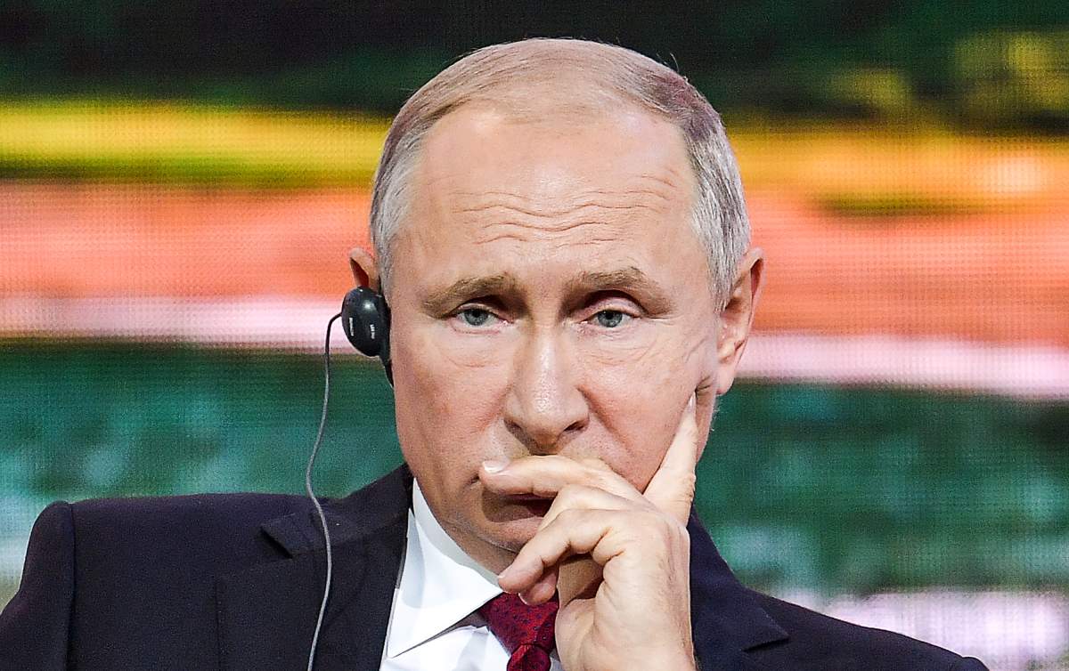 FILE—Russian President Vladimir Putin attends a session of the Eastern Economic Forum in Vladivostok, Russia September 12, 2018. 