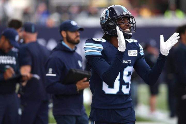 Duron Carter will face his former team Saturday night when the Toronto Argonauts host the Saskatchewan Roughriders.