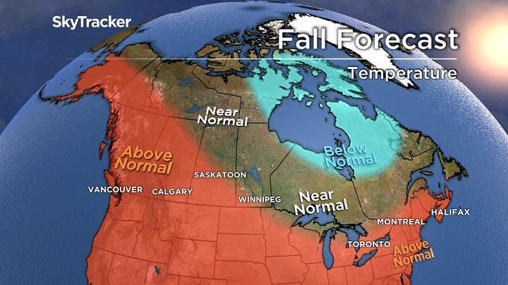 Fall weather forecast: What Canadians can expect from coast to coast - image