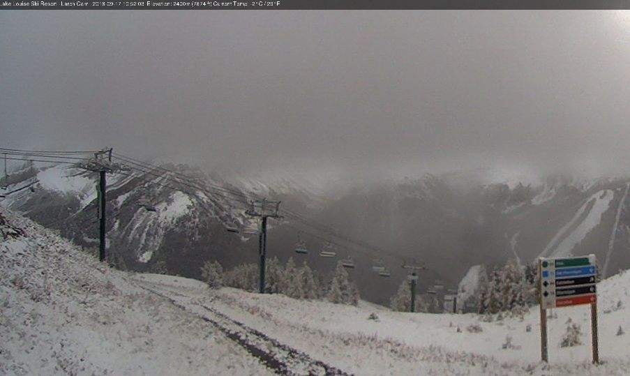 A view of Lake Louise on Sept. 21, 2018.