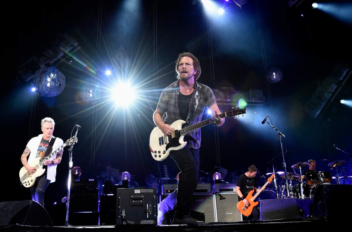 Pearl Jam perform at Fenway Park on Sept. 4, 2018 in Boston, Massachusetts.