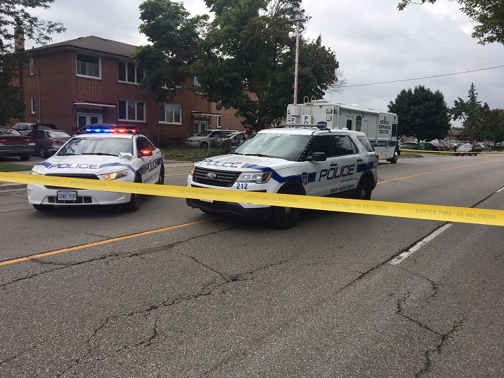 Peel Police are investigating two separate overnight shootings in Brampton.