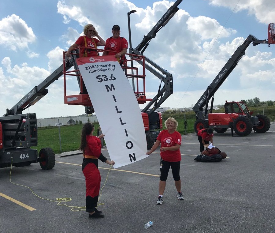 The United Way in Guelph announced a goal of $3.6 million for their 2018 fundraising campaign.
