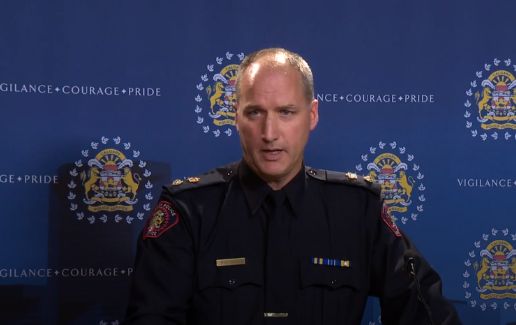 In January 2017, Supt. Steve Barlow speaks for the Calgary Police Service about a review that found CPS should have performed an internal investigation of complaints against officers.