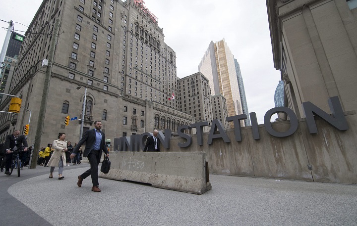 File photo of Union Station in downtown Toronto.
