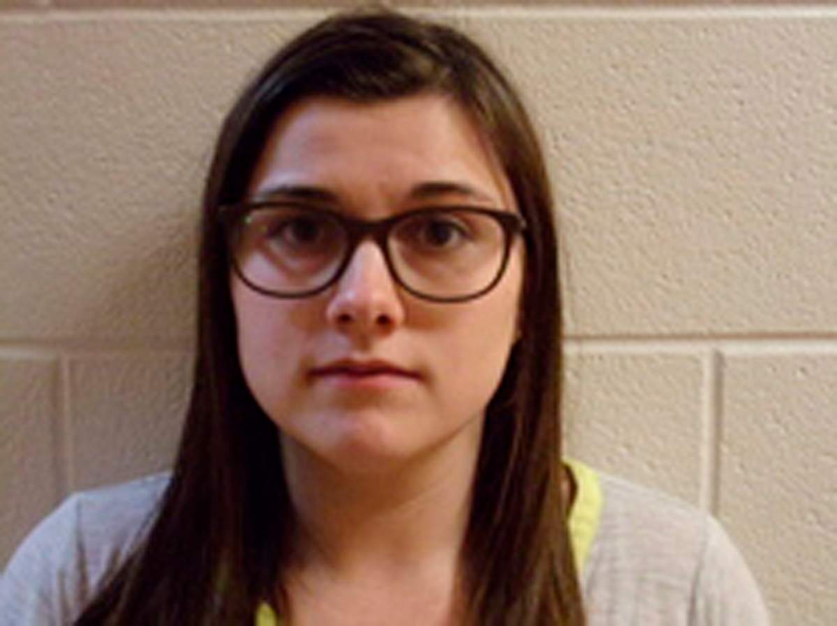 This undated photo provide by the Indiana State Police shows Alyssa Shepherd. A 9-year-old girl and her twin 6-year-old brothers were struck and killed by a pickup truck as they crossed a northern Indiana road to board a school bus before sunrise Tuesday, Oct. 30, 2018, police said. A fourth child was critically injured and airlifted to a hospital. Indiana State Police Sgt. Tony Slocum said the pickup’s driver, Shepherd, 24, of Rochester, Ind., was arrested and charged with three counts of reckless homicide and one misdemeanor count of passing a school bus when arm signal device is extended, causing bodily injury. (Indiana State Police via AP)