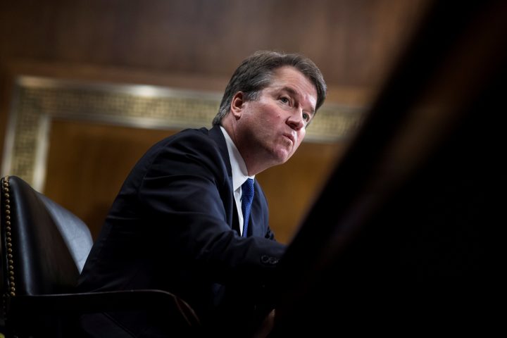 Judge Brett Kavanaugh testifies during the Senate Judiciary Committee hearing on his nomination to be an associate justice of the Supreme Court of the United States, on Capitol Hill in Washington, DC, U.S., Sept. 27, 2018.  