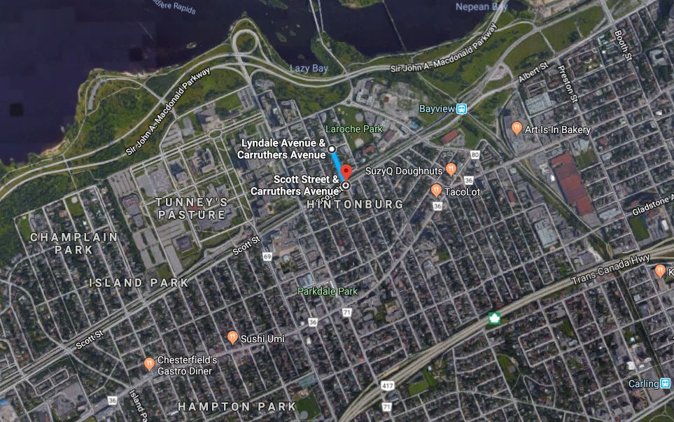 A man's death on Carruthers Avenue in Mechanicsville early on Monday morning is being investigated as a homicide, the Ottawa Police Service says.