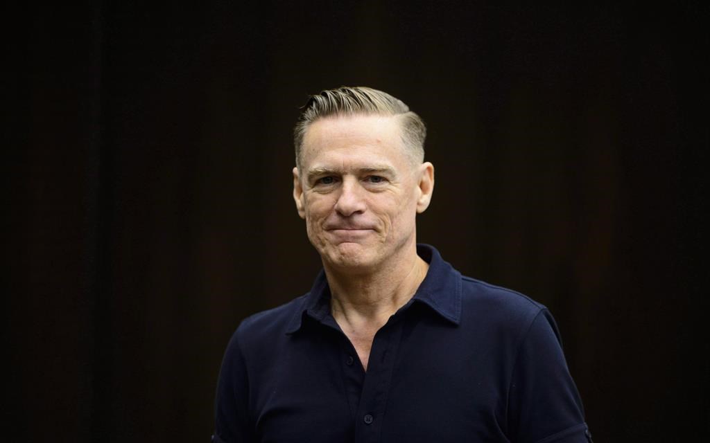 Canadian rock star Bryan Adams appears as a witness at a Standing Committee on Canadian Heritage in Ottawa on Tuesday, Sept. 18, 2018. Adams and Jann Arden have joined CTV's singing competition "The Launch." THE CANADIAN PRESS/Sean Kilpatrick.