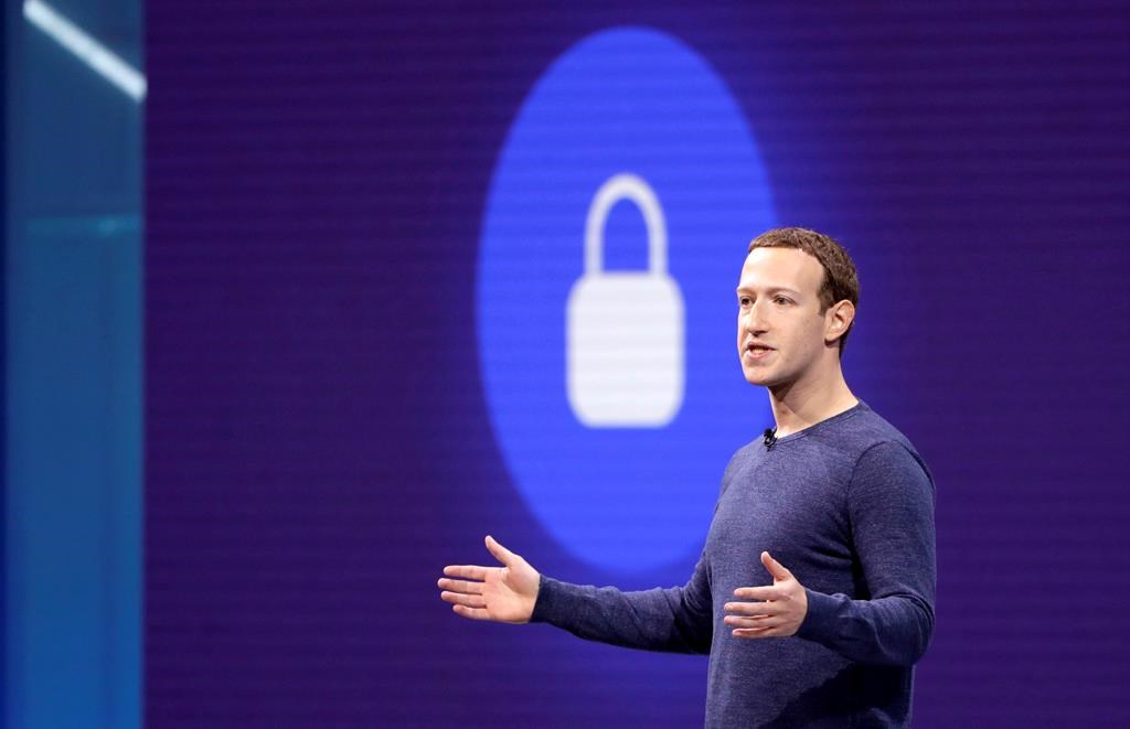 FILE - Facebook CEO Mark Zuckerberg makes the keynote speech at F8, Facebook's developer conference in San Jose, Calif., on May 1, 2018.