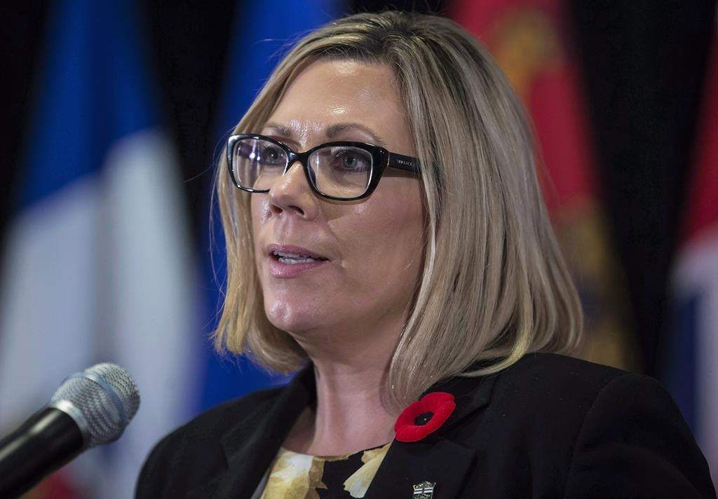 Manitoba Minister for the Status of Women, Rochelle Squires.