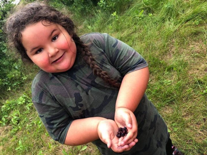 Hunter Sasakamoose, 6, is taking part in land-based learning which combines lessons from his ancestors on the Ahtahkakoop Cree Nation in Saskatchewan as well as the curriculum of his peers in Regina. 
