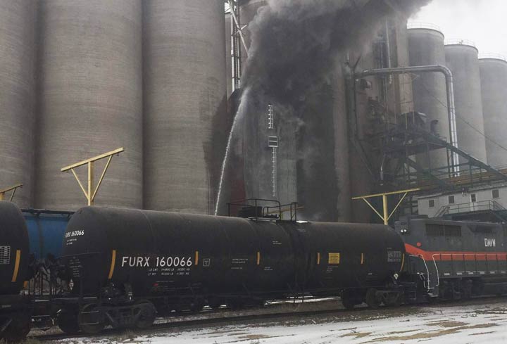 Jason Skinner of North West Terminal in Unity, Sask., said the fire on Oct. 11 was in a new dryer that was installed in January.