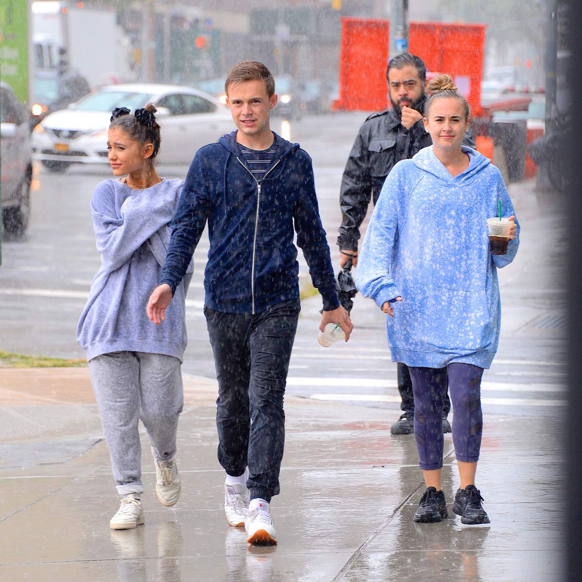 Ariana Grande seen on September 18, 2018 in New York City. (Photo by Robert Kamau/GC Images)
