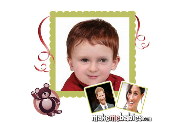 What Prince Harry and Meghan Markle’s baby might look like, according to internet ‘baby makers’ - image