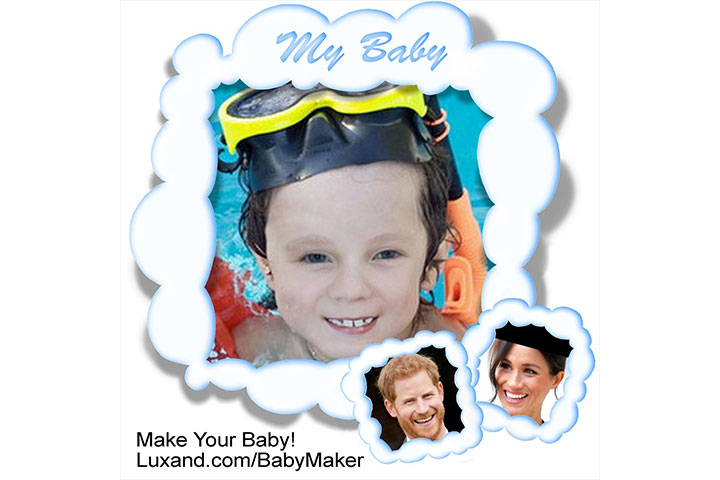 What Prince Harry and Meghan Markle’s baby might look like, according to internet ‘baby makers’ - image