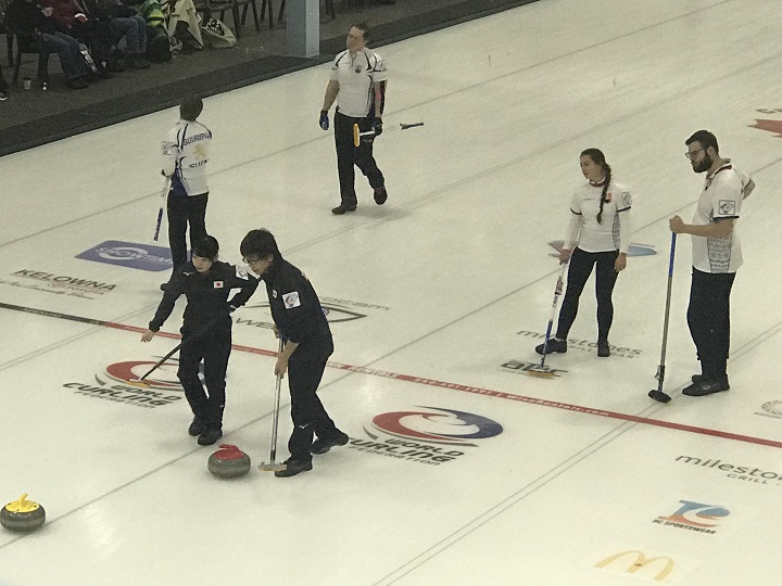 More than 30 teams, mostly from Europe, are competing at the 2018 world mixed curling championship at the Kelowna Curling Club. The event ends next Saturday.