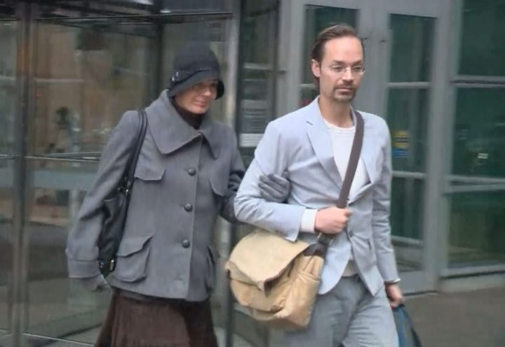 Jennifer and Jeromie Clark pictured leaving court in October 2018.