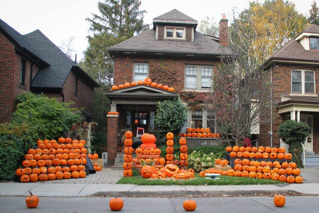 The annual lighting of pumpkins on Glenfern Avenue in Hamilton is set for 6 p.m. on Halloween.