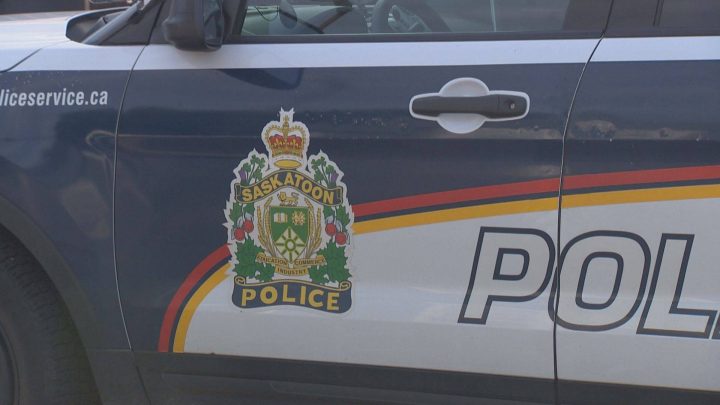 A side shot of a Saskatoon police patrol vehicle.