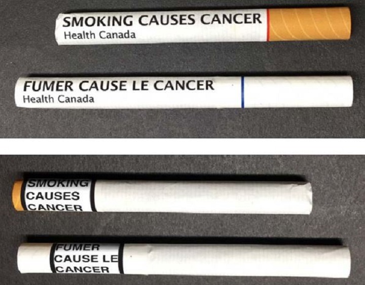 Health Canada is proposing putting a warning on individual cigarettes. 