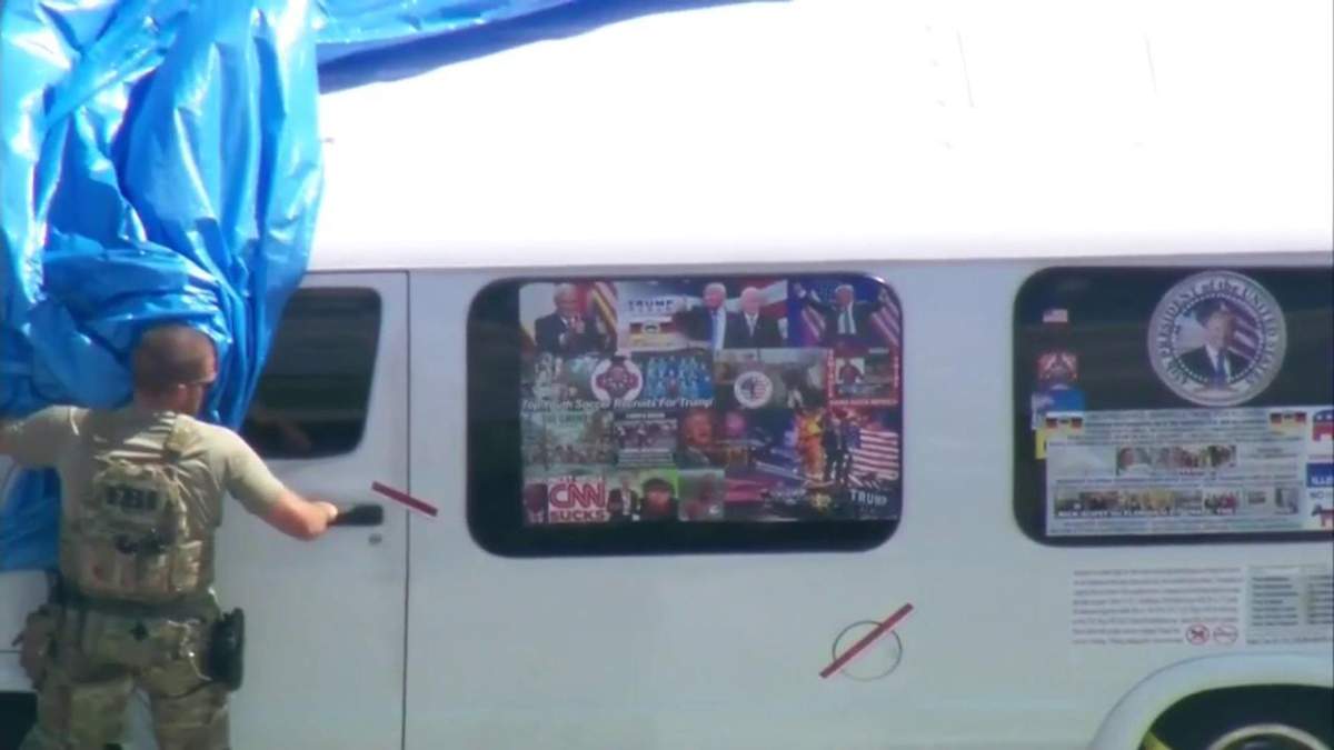 U.S. authorities are investigating a white van in connection with the mailed pipe bombs.