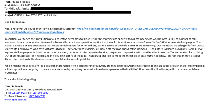 Canada Post cuts workers’ disability benefits - image