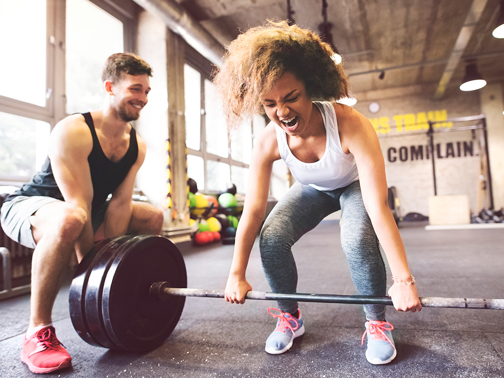 Some people overgrunt, which is a gym no-no, experts say. 