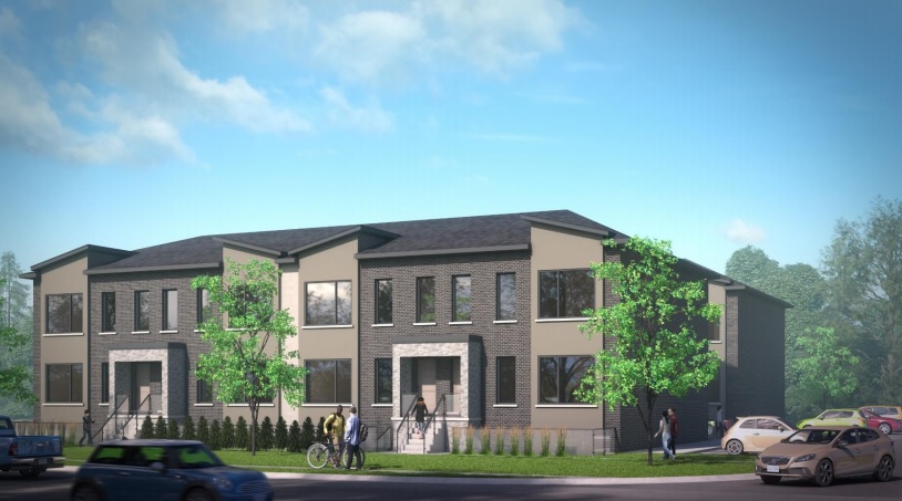 A numbered Ontario company wants to build two townhouses on Windermere Road, east of Richmond Street. 