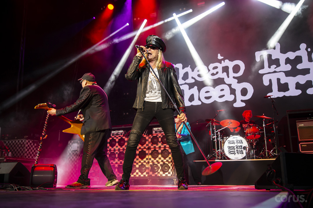 Cheap Trick performs at Budweiser Stage in Toronto on June 19, 2018.