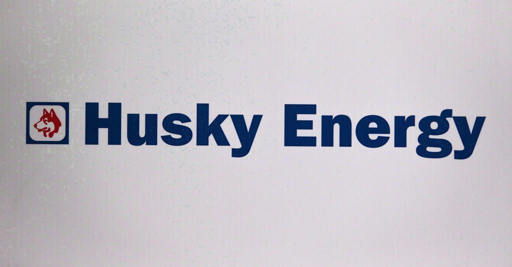 TheHusky Energy logo is shown at the company's annual meeting in Calgary, Alta., Friday, May 5, 2017.