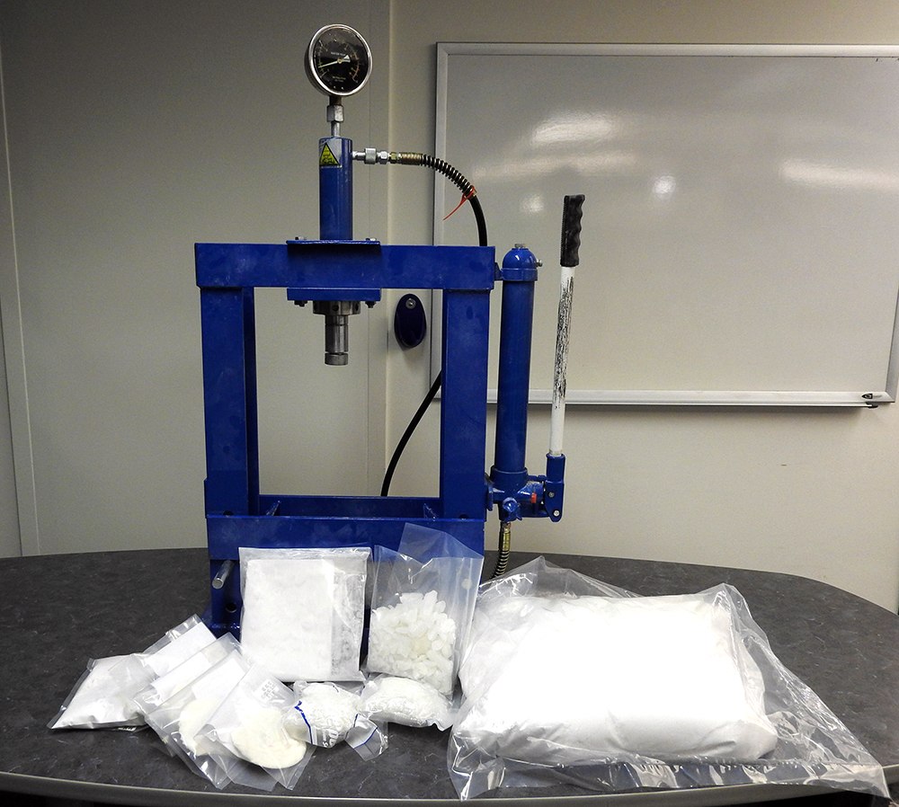 Edmonton police seized $127,000 worth of drugs and $9,300 cash from two south side properties on Oct. 25, 2018.
