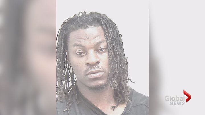 Cordelius Terry Jackson Harrison is wanted on a Canada-wide warrant in relation to a homicide in downtown Calgary on Saturday. 