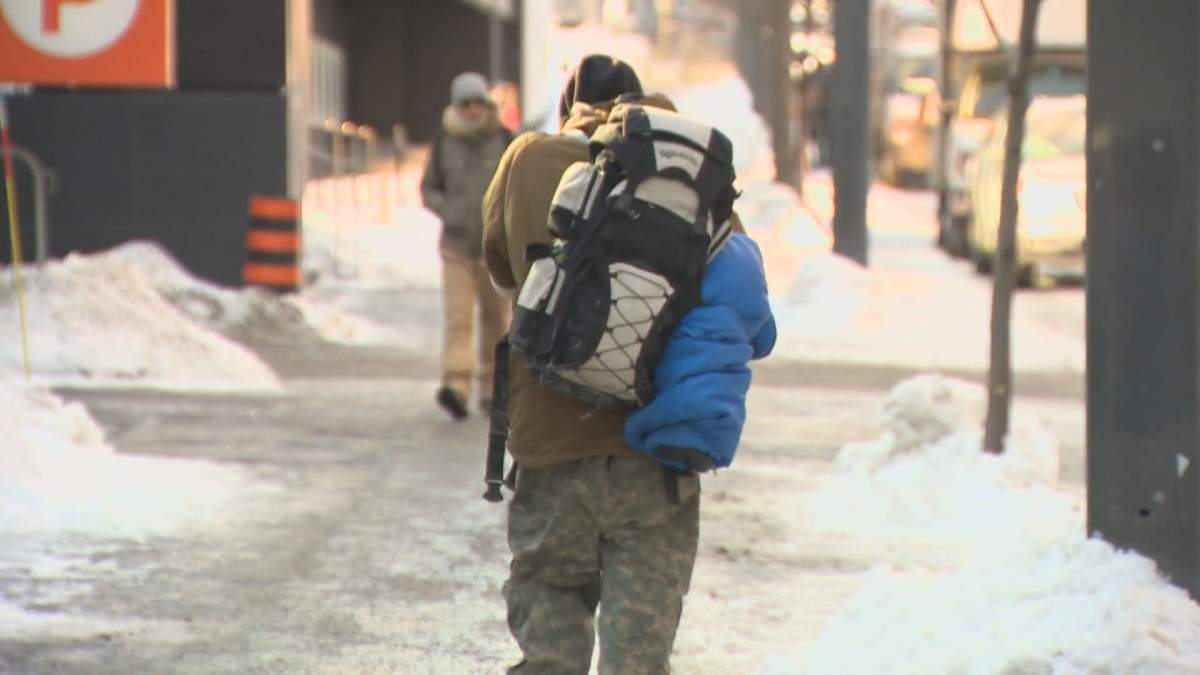 A Quebec Superior Court Judge has ruled to exempt people experiencing homelessness from Quebec's curfew. Tuesday, Jan. 26, 2021.