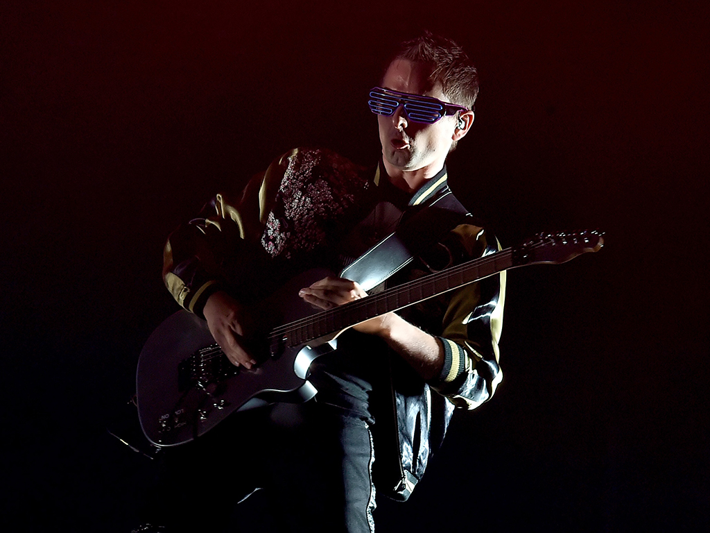 Matt Bellamy of Muse performs onstage during KROQ Almost Acoustic Christmas 2017 at The Forum on Dec. 9, 2017 in Inglewood, Calif.