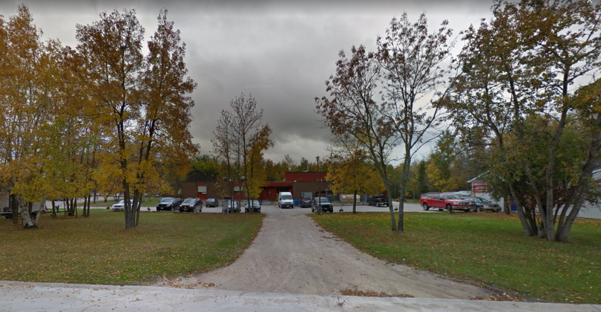 A street view of Pinawa hospital.