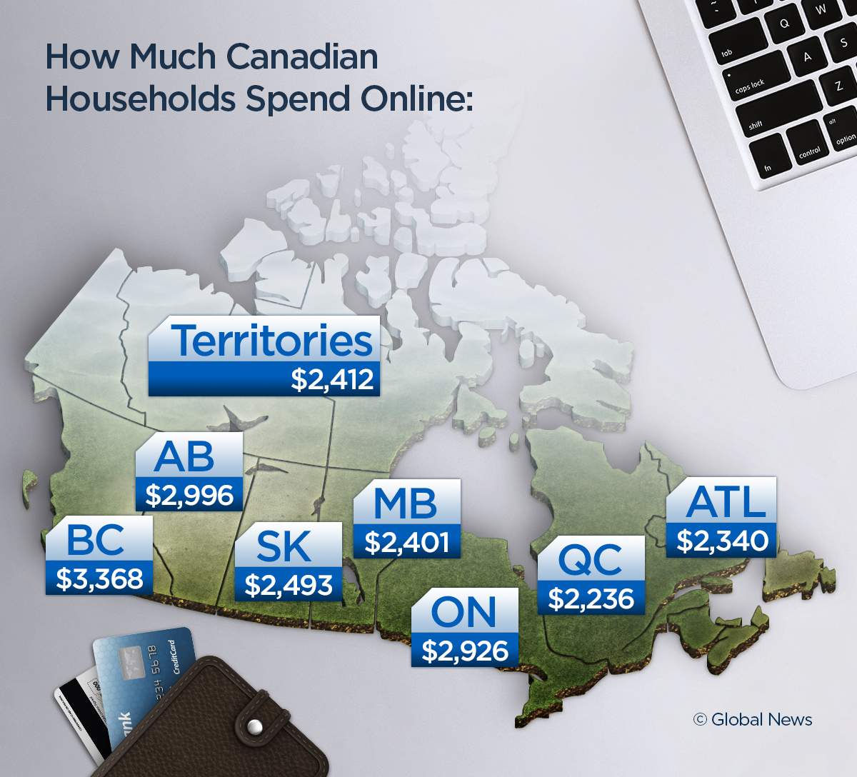 Province-by-province: How much Canadian families spend online, and what they buy - image