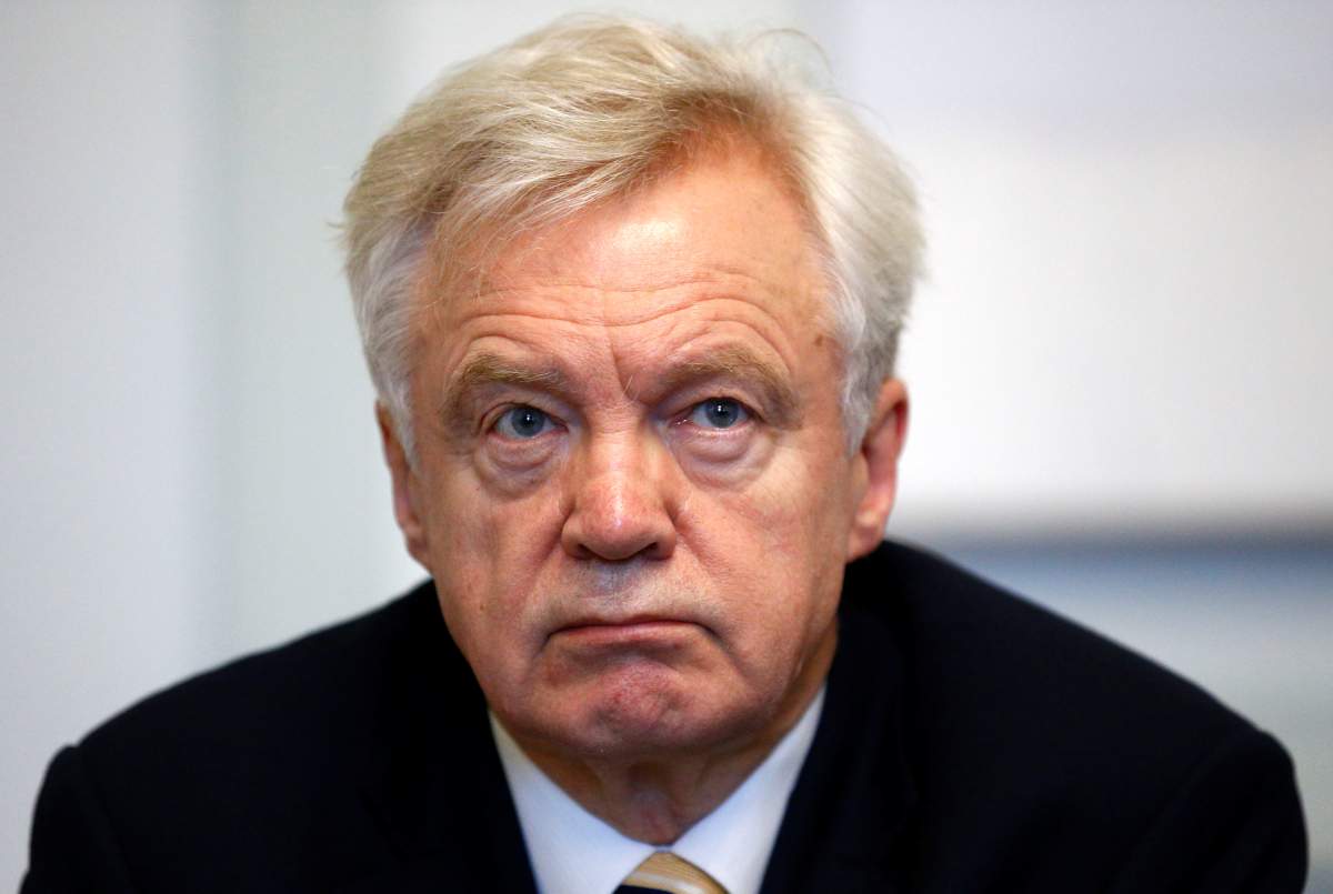 Conservative MP David Davis, former Secretary of State for Exiting the European Union, attends the launch of A Better Deal in London, Britain, December 12, 2018.